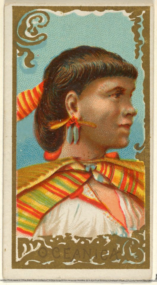 Oceanica, from the Types of All Nations series (N24) for Allen & Ginter Cigarettes MET DP836454