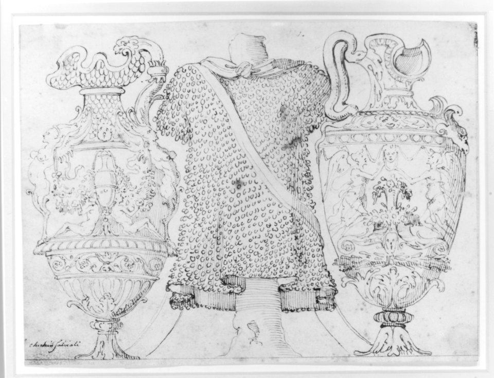 Ornamental Design with Amphore and Antique Style Armor MET 271526