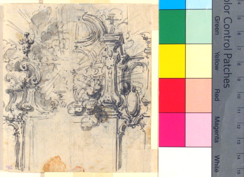 Ornament Design with Alternate Suggestion (recto). Variant Ornament Design with Alternate Suggestion (verso) MET 1974.605.5 VERSO
