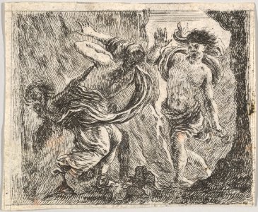 Orpheus and Eurydice, from 'Game of Mythology' (Jeu de la Mythologie) MET DP831088