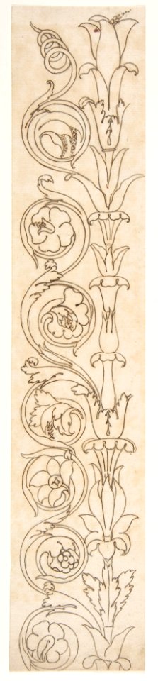 Ornamental drawings (recto) blank (verso) MET DP810799