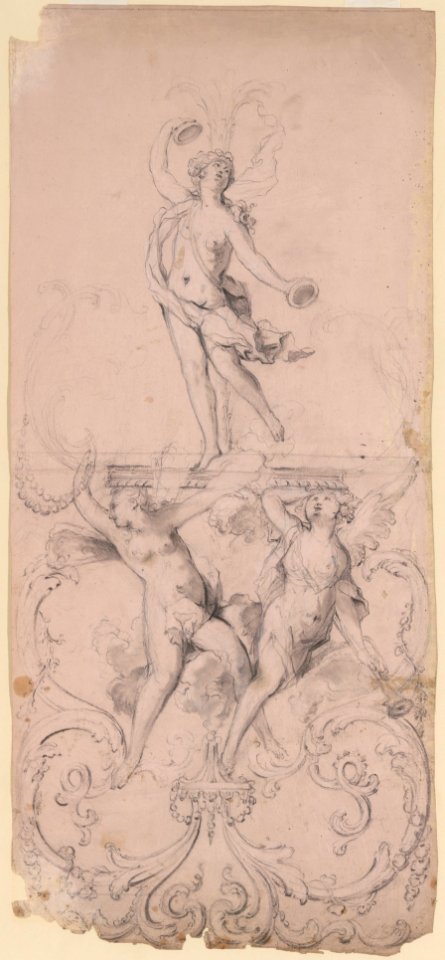 Ornament Design with Three Nymphs MET DP247281