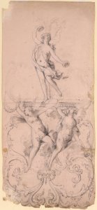 Ornament Design with Three Nymphs MET DP247281