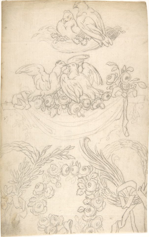 Ornament with Doves and Cornucopia MET DP804553