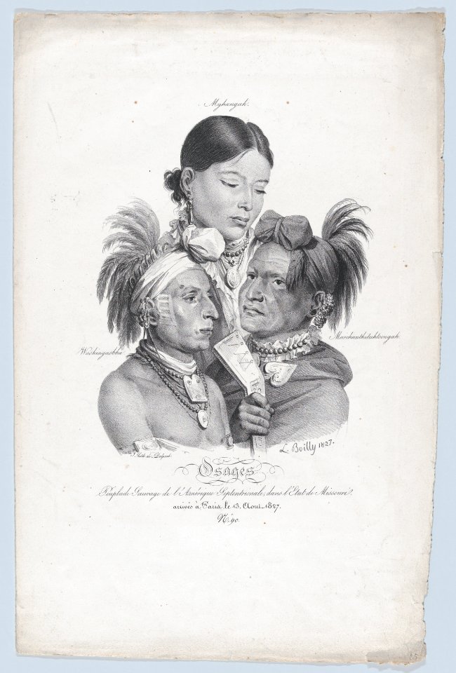 Osages- A Small Savage Tribe from North America, in the State of Missouri MET DP874376