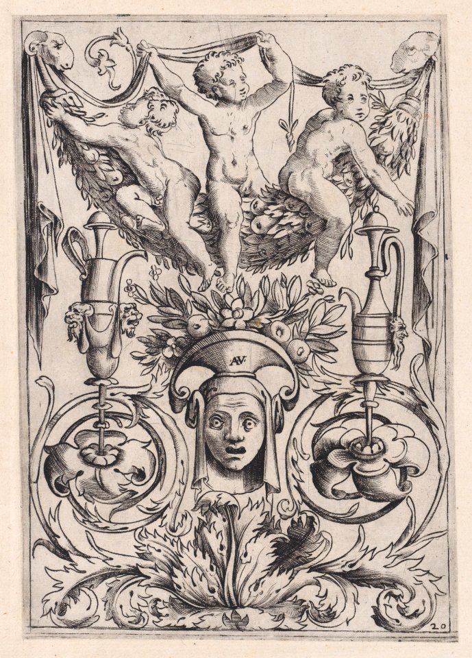 Ornamental Panel Met DP888667