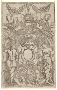 Ornament with a Small Empty Oval MET DP855110