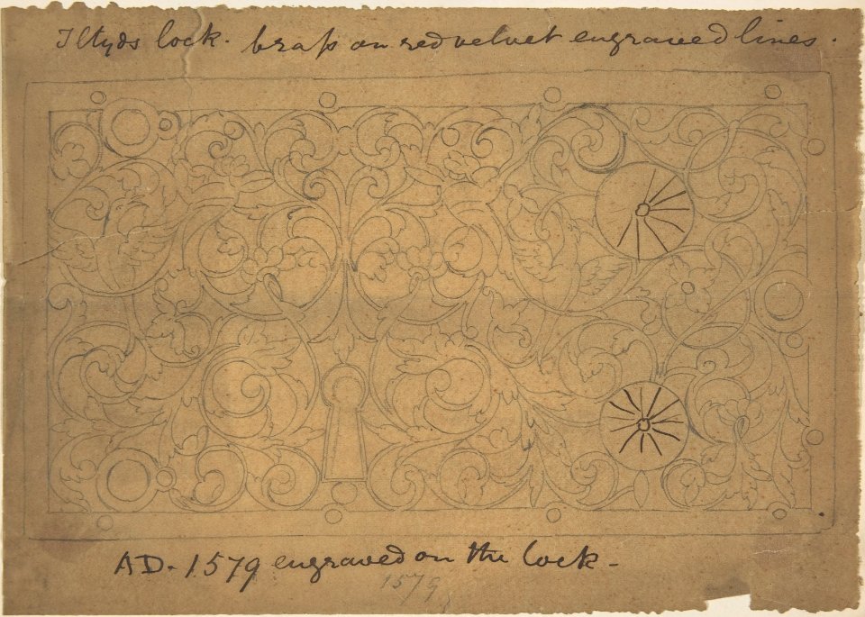 Ornamental Brass Lock, 1579 MET DP806816