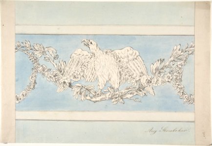 Ornament with Eagle and Garlands MET DP810290