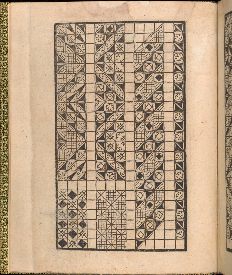 Ornamento delle belle & virtuose donne, page 2 (verso) MET DP360768