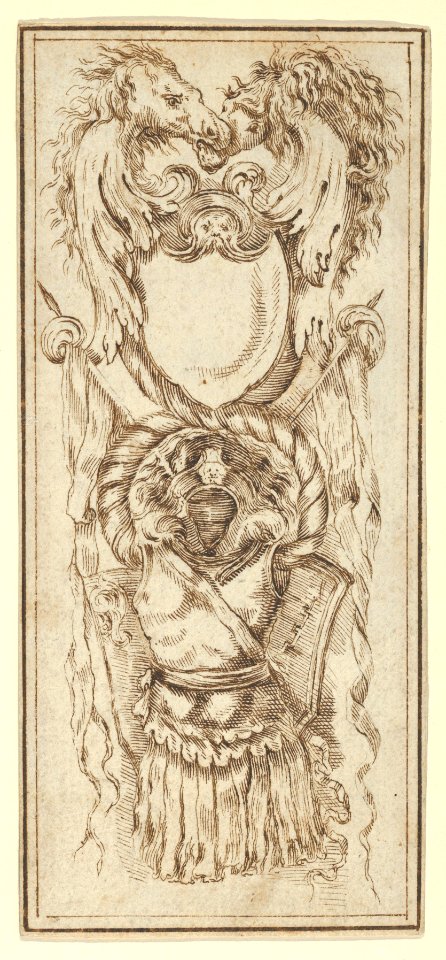 Ornament with Armor and Horses' Heads MET DP841064