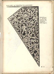 Ornamento nobile...Fatta da Lucretia Romana (Libro V of the Corona), page 5 (recto) MET DP358638