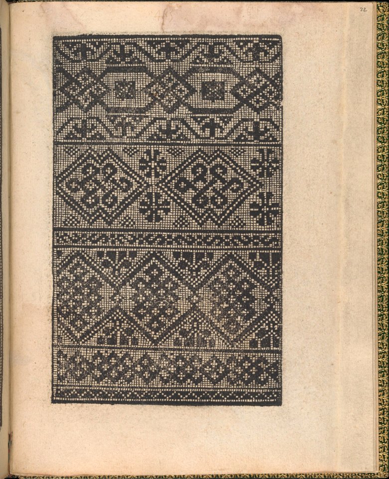 Ornamento delle belle & virtuose donne, page 12 (recto) MET DP360805