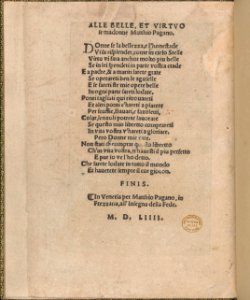 Ornamento delle belle & virtuose donne, page 13 (verso) MET DP360813