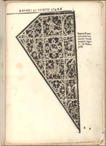 Ornamento nobile...Fatta da Lucretia Romana (Libro V of the Corona), page 4 (recto) MET DP358637