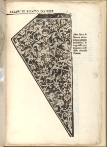 Ornamento nobile...Fatta da Lucretia Romana (Libro V of the Corona), page 14 (recto) MET DP358647