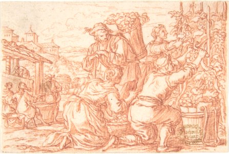 October (one of a series representing the labors of the months) MET DP803091