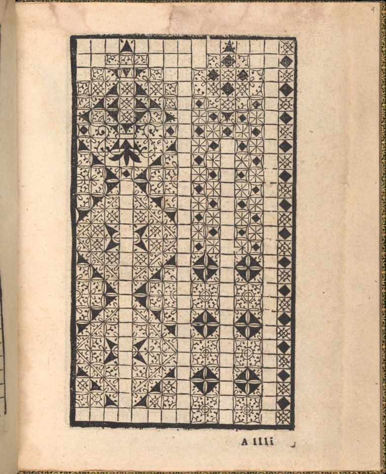 Ornamento delle belle & virtuose donne, page 3 (recto) MET DP360769