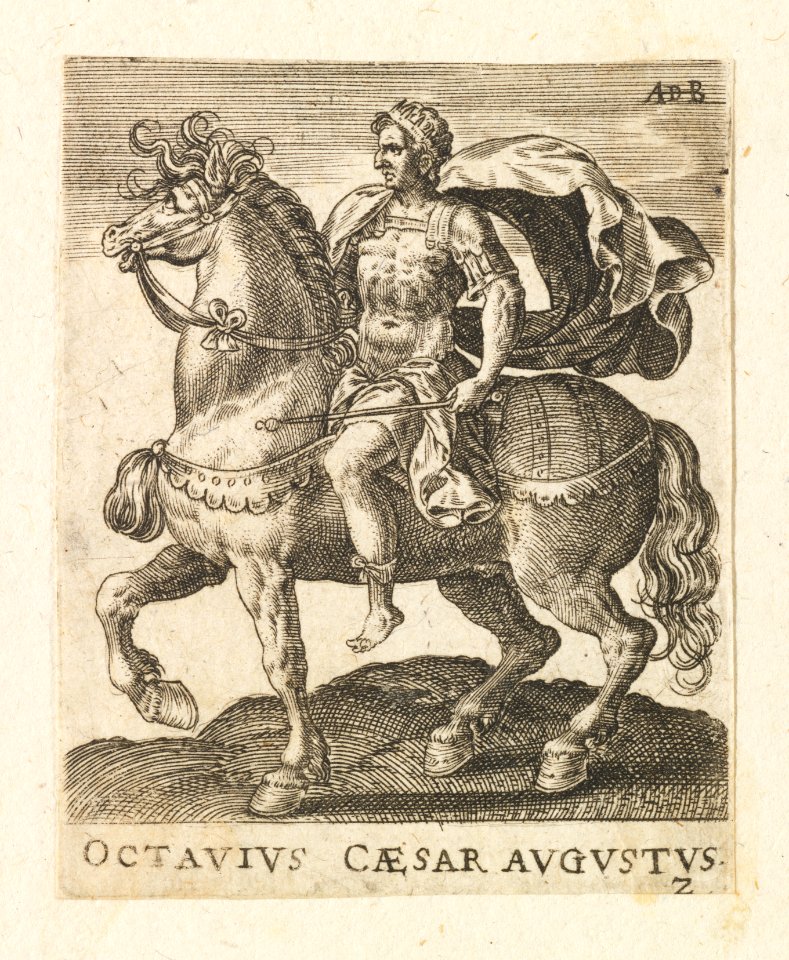 Octavius Caesar Augustus from Twelve Caesars on Horseback MET DP-1341-001
