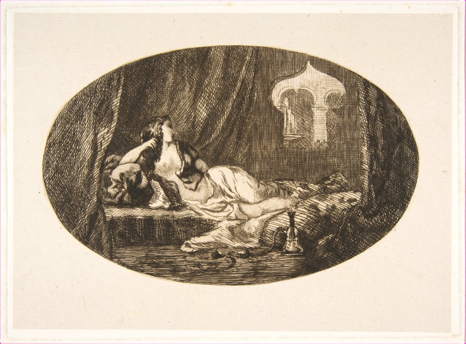 Odalisque Reclining in a Harem MET DP814148