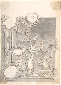 One Quarter of a Design for Corner of a Wall or a Ceiling MET DP803334