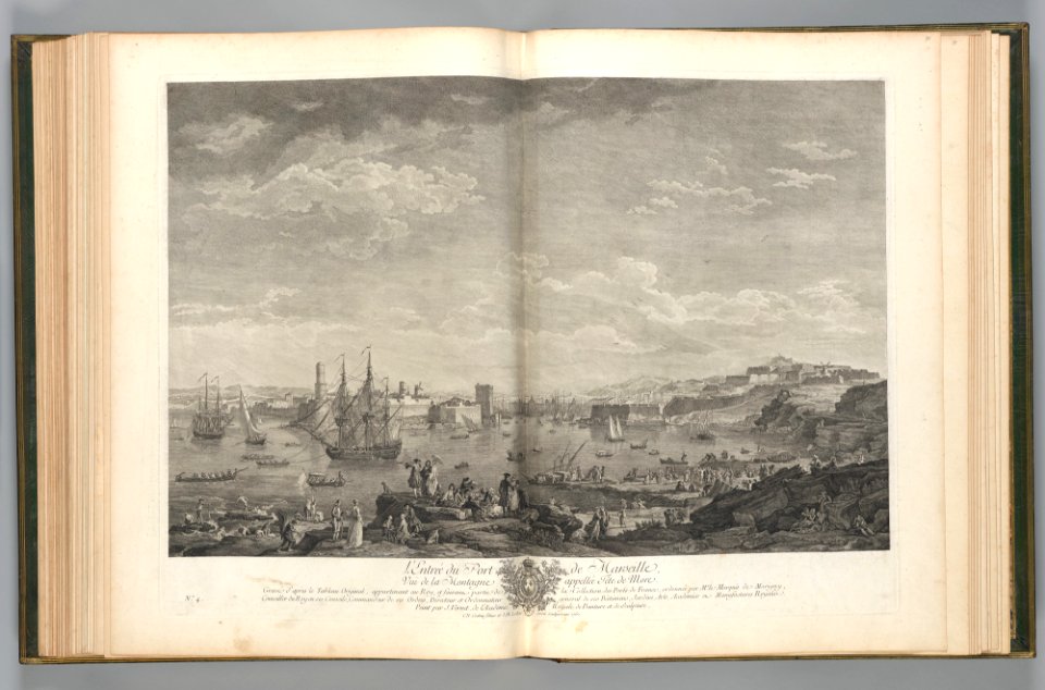 Oeuvres de Joseph Vernet...representant divers ports de mer en France et d'Italie MET DP322572