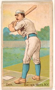 Orr, Batter, Metropolitans, New York, from the Gold Coin series (N284) for Gold Coin Chewing Tobacco MET DP866826