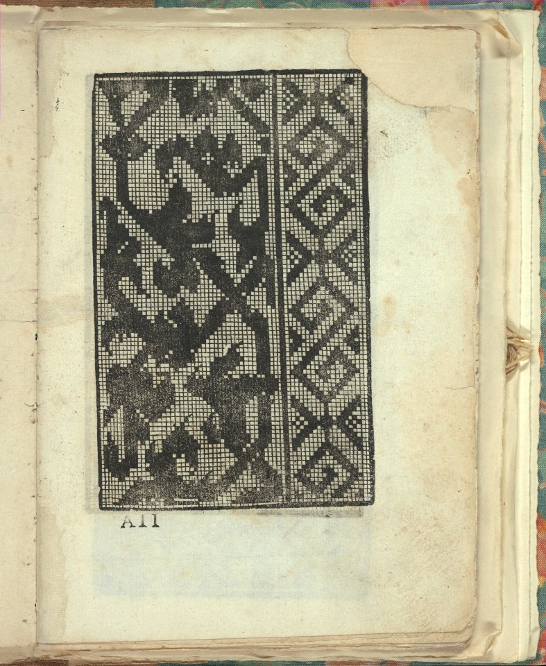 Opera Nova Universali intitulata Corona di racammi, page 14 (recto) MET DP348844