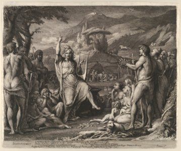 Orpheus Instructing a Savage People in Theology and the Arts of Social Life MET DP845495