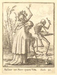 Old woman, from the Dance of Death MET DP822830