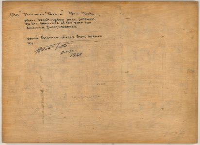 Old Fraunce's Tavern, New York MET DP832918