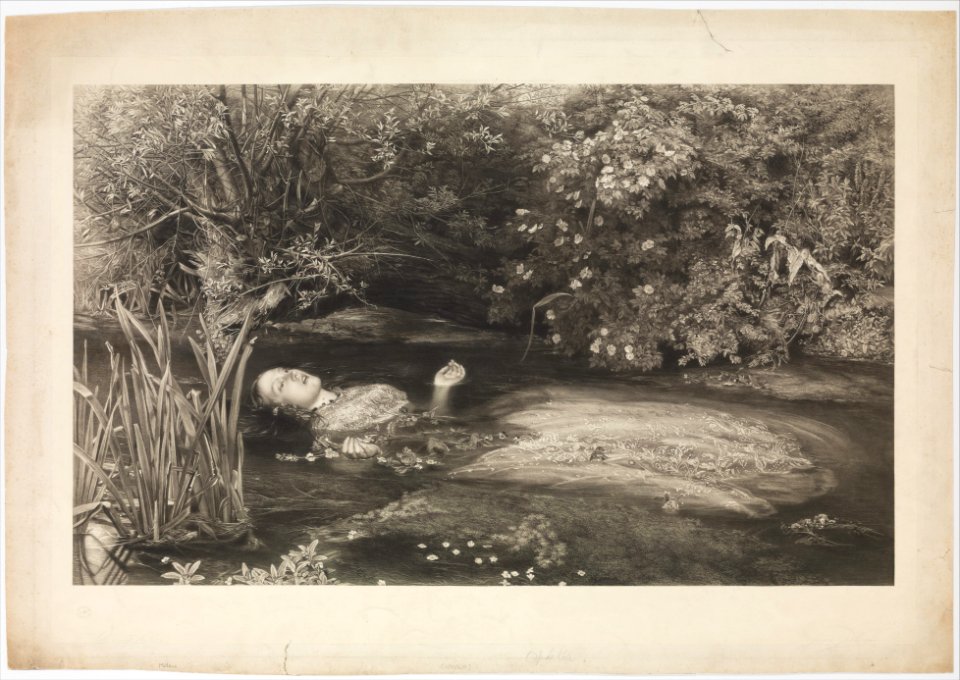 Ophelia (Shakespeare, Hamlet, Act 4, Scene 7) MET DP319835