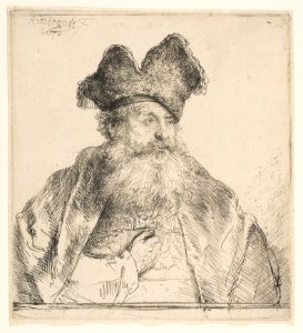 Old Man with Divided Fur Cap MET DP815708