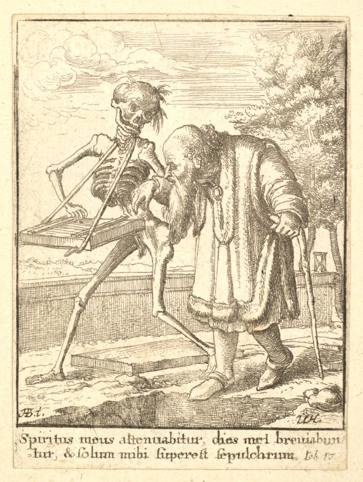 Old man, from the Dance of Death MET DP822843