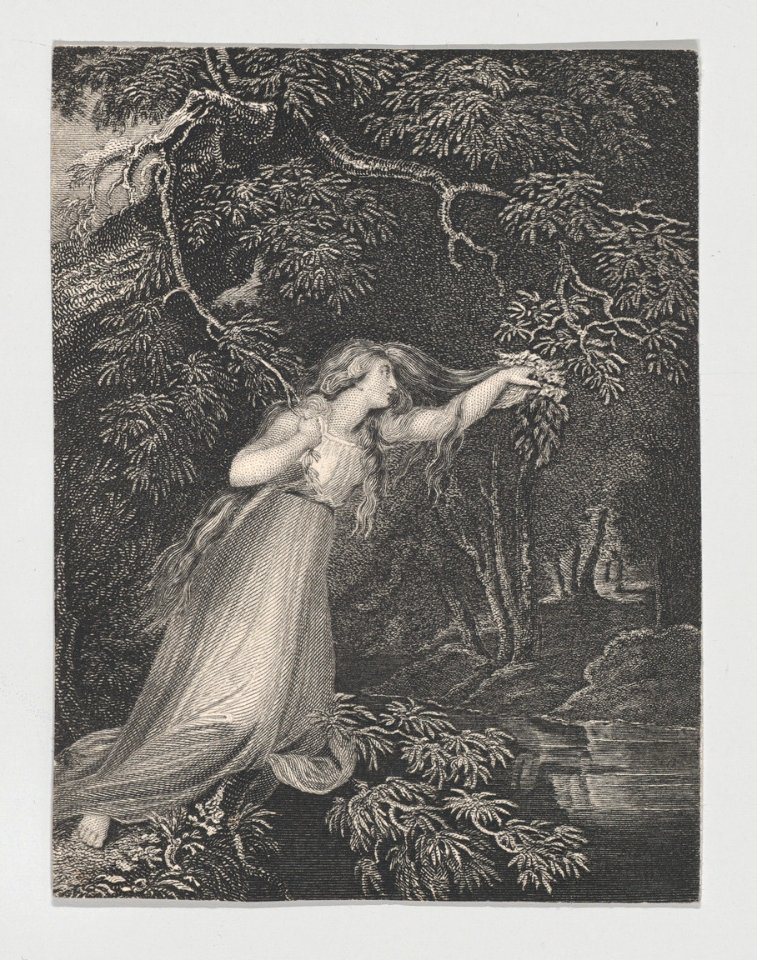 Ophelia (Shakespeare, Hamlet, Act 4, Scene 7) MET DP870099 - Free Stock ...