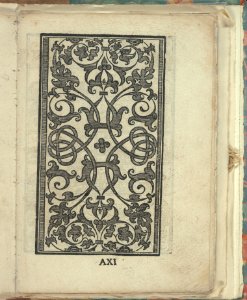 Opera Nova Universali intitulata Corona di racammi, page 11 (recto) MET DP348841