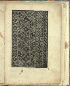 Opera Nova Universali intitulata Corona di racammi, page 16 (recto) MET DP348846