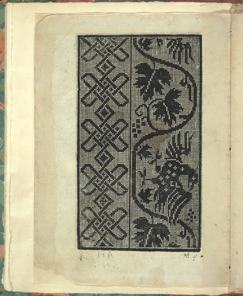 Opera Nova Universali intitulata Corona di racammi, page 2 (verso) MET DP348794