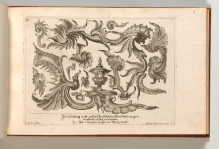 Page from Album of Ornament Prints from the Fund of Martin Engelbrecht MET DP703603