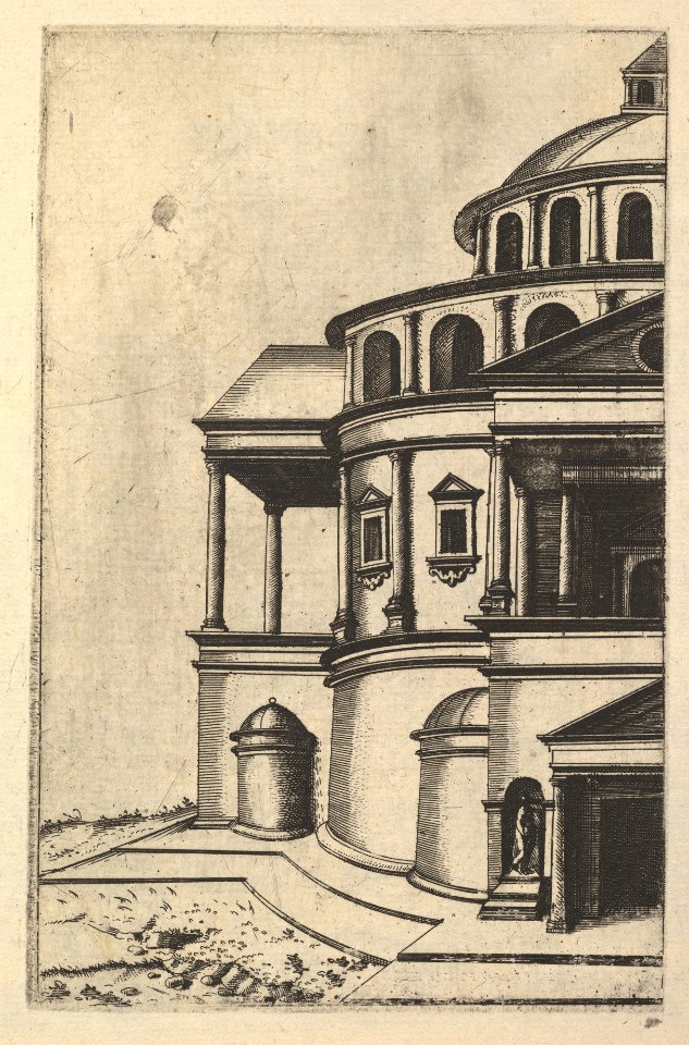 Partial View of a Building -Templum Isaiae Prophetae- from the series 'Ruinarum variarum fabricarum delineationes pictoribus caeterisque id genus artificibus multum utiles' MET DP823077