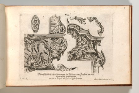 Page from Album of Ornament Prints from the Fund of Martin Engelbrecht MET DP703599