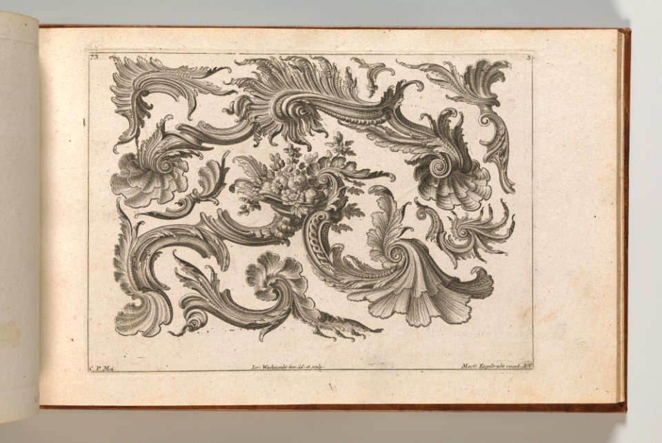 Page from Album of Ornament Prints from the Fund of Martin Engelbrecht MET DP703605