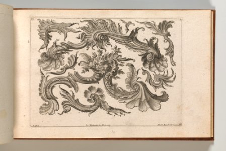 Page from Album of Ornament Prints from the Fund of Martin Engelbrecht MET DP703605