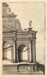 Partial View of a Monument -Mercurii Templum- from the series 'Ruinarum variarum fabricarum delineationes pictoribus caeterisque id genus artificibus multum utiles' MET DP823074