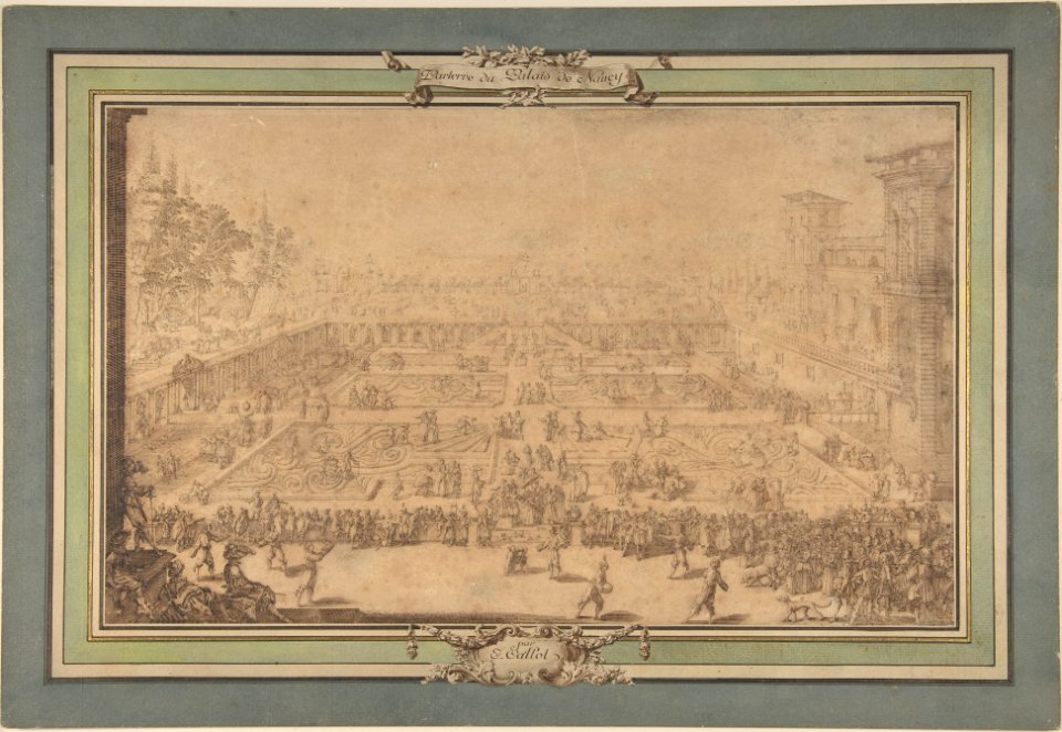 Parterre du Palais de Nancy - The Garden Palace of Nancy MET DP805540