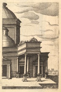 Partial view of a Building -Templum Veneris- from the series 'Ruinarum variarum fabricarum delineationes pictoribus caeterisque id genus artificibus multum utiles' MET DP823070