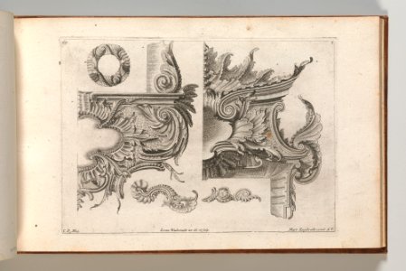 Page from Album of Ornament Prints from the Fund of Martin Engelbrecht MET DP703601