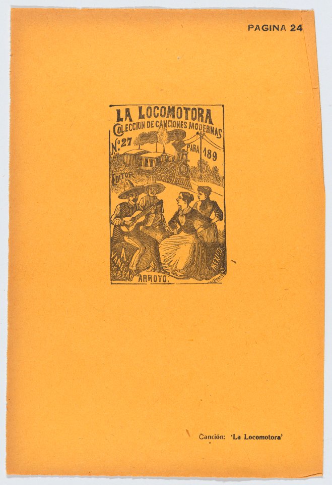 Page 24- advertisment for a collection of modern songs, from '36 Grabados' (Mexico, 1943) MET DP872846