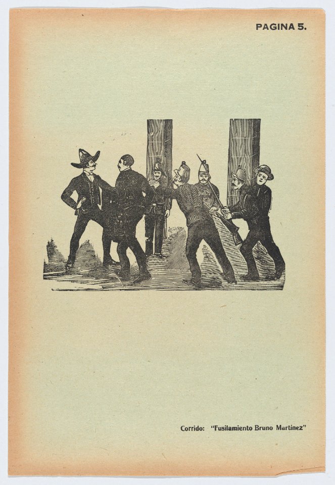 Page 5- Bruno Martínez being let to his execution, from '36 Grabados' (Mexico, 1943) MET DP872827