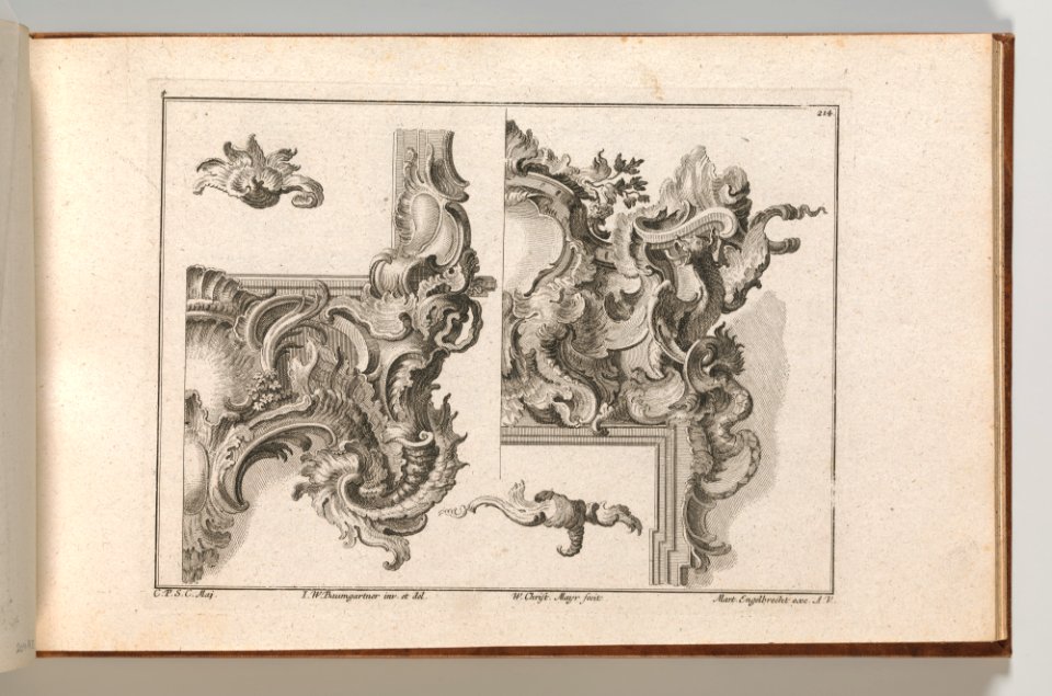 Page from Album of Ornament Prints from the Fund of Martin Engelbrecht MET DP703598